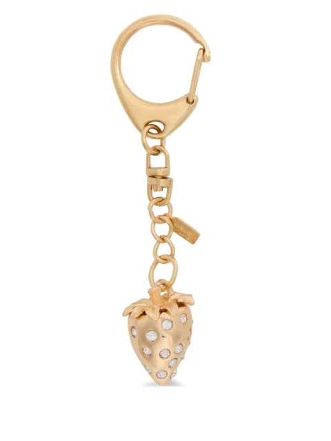 Kenneth Jay Lane crystal-embellished strawberry bag charm