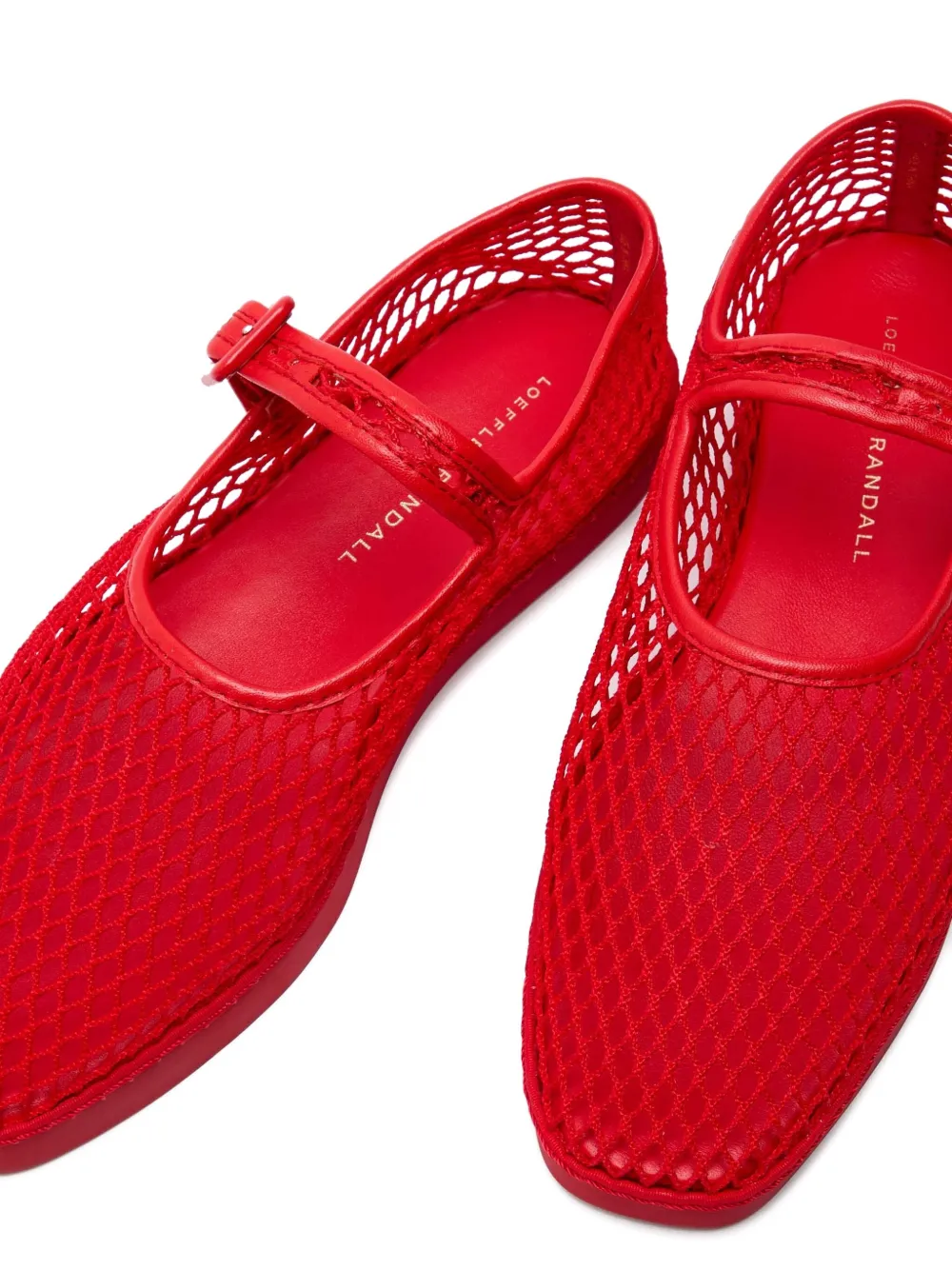 Loeffler Randall Rita netted ballet flats Red