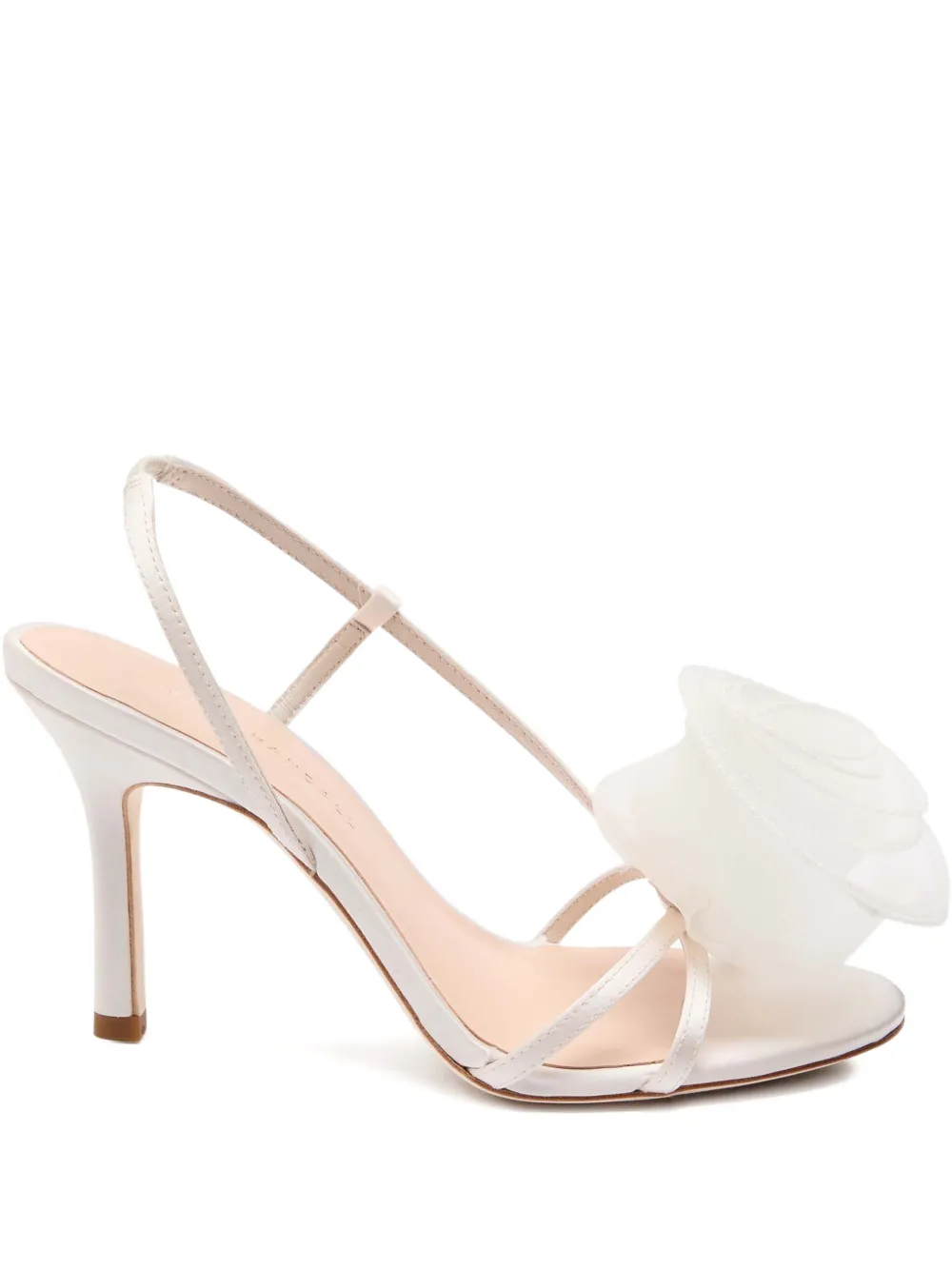 Loeffler Randall 90mm Steph flowe- slingback sandals Neutrals