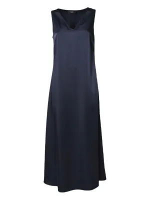 Reformation Jonelle Cowl Neck Dress | Blue | FARFETCH PH
