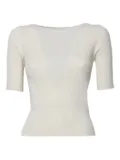 Weekend Max Mara rib-knit T-shirt - White