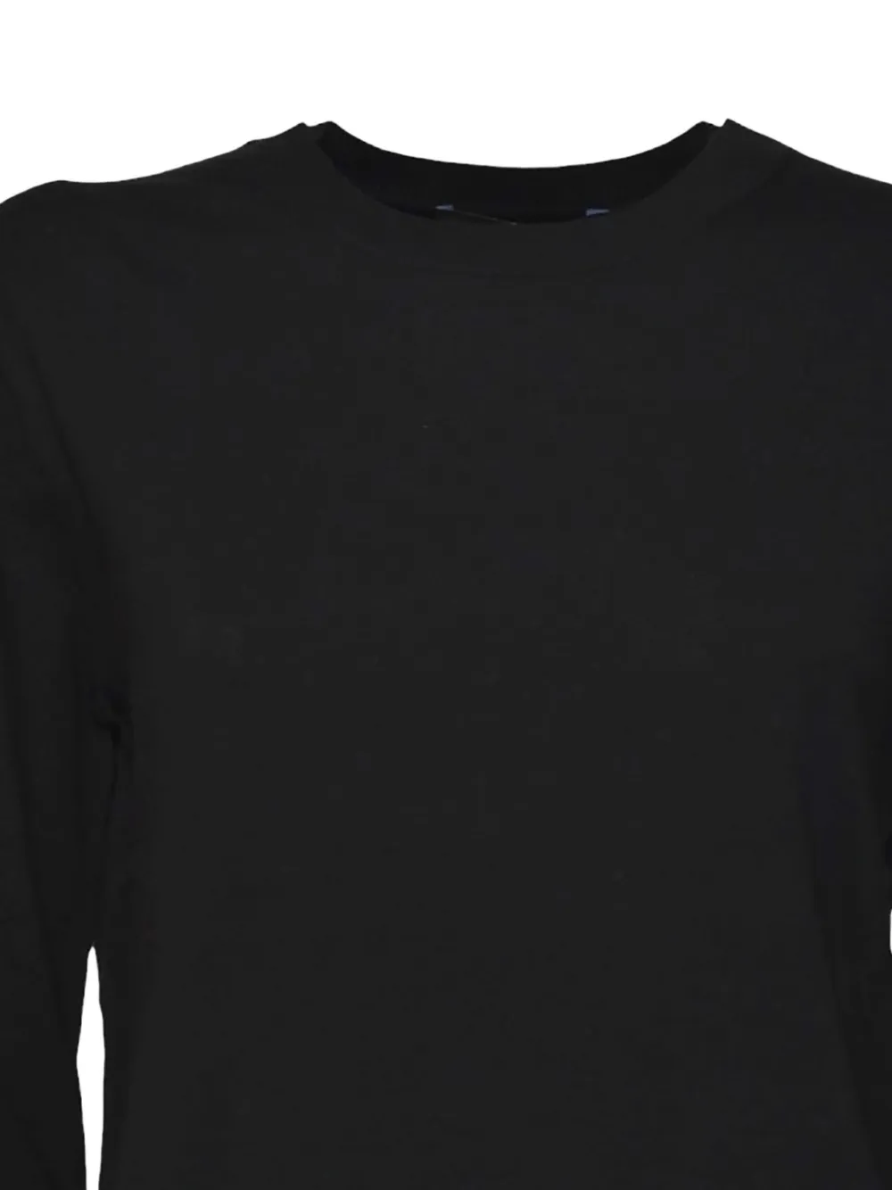Weekend Max Mara Multie Long Sleeve Jersey Knit Top In Black
