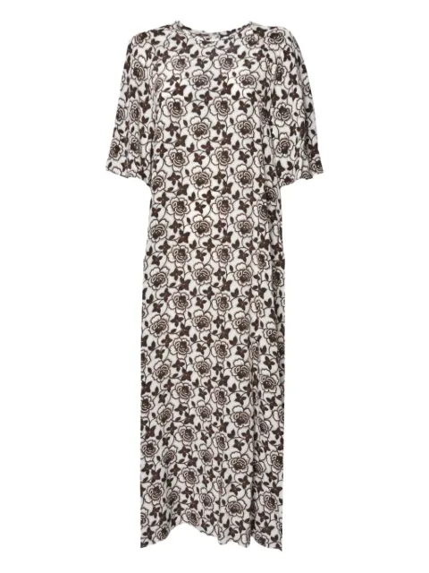 Weekend Max Mara floral-print short-sleeve midi dress