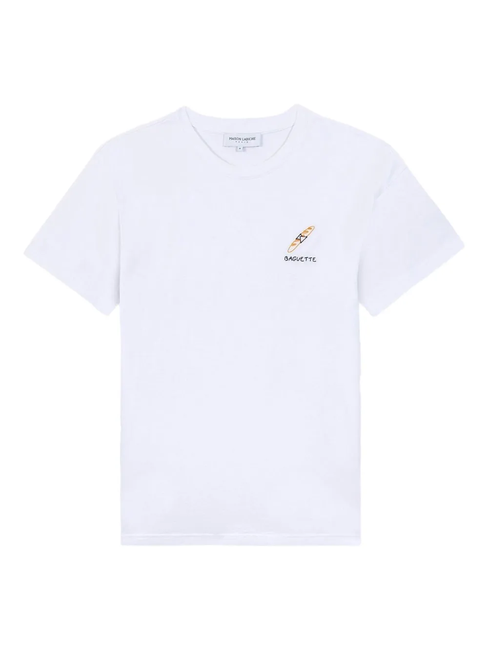 Maison Labiche Embroidered-detail T-shirt In White