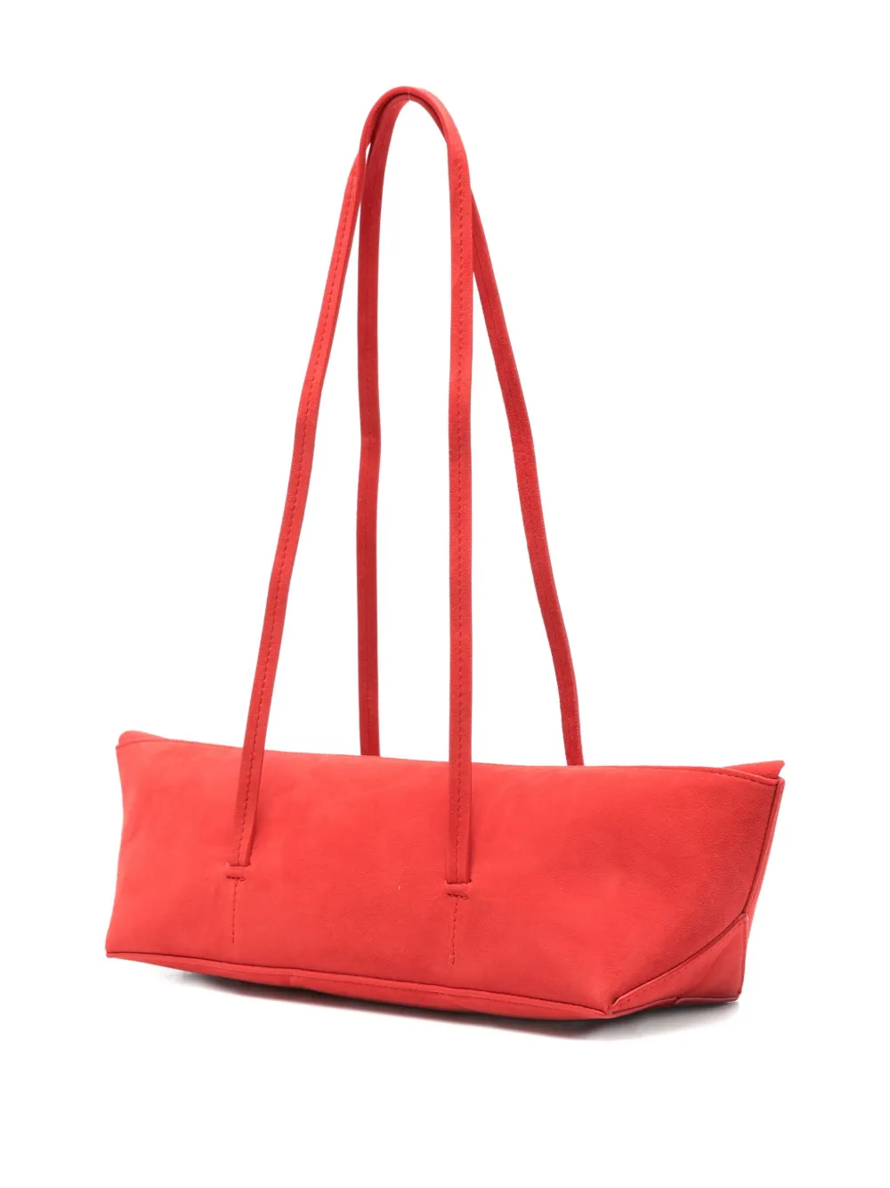 Christopher Esber Gondola kleine suède shopper Rood