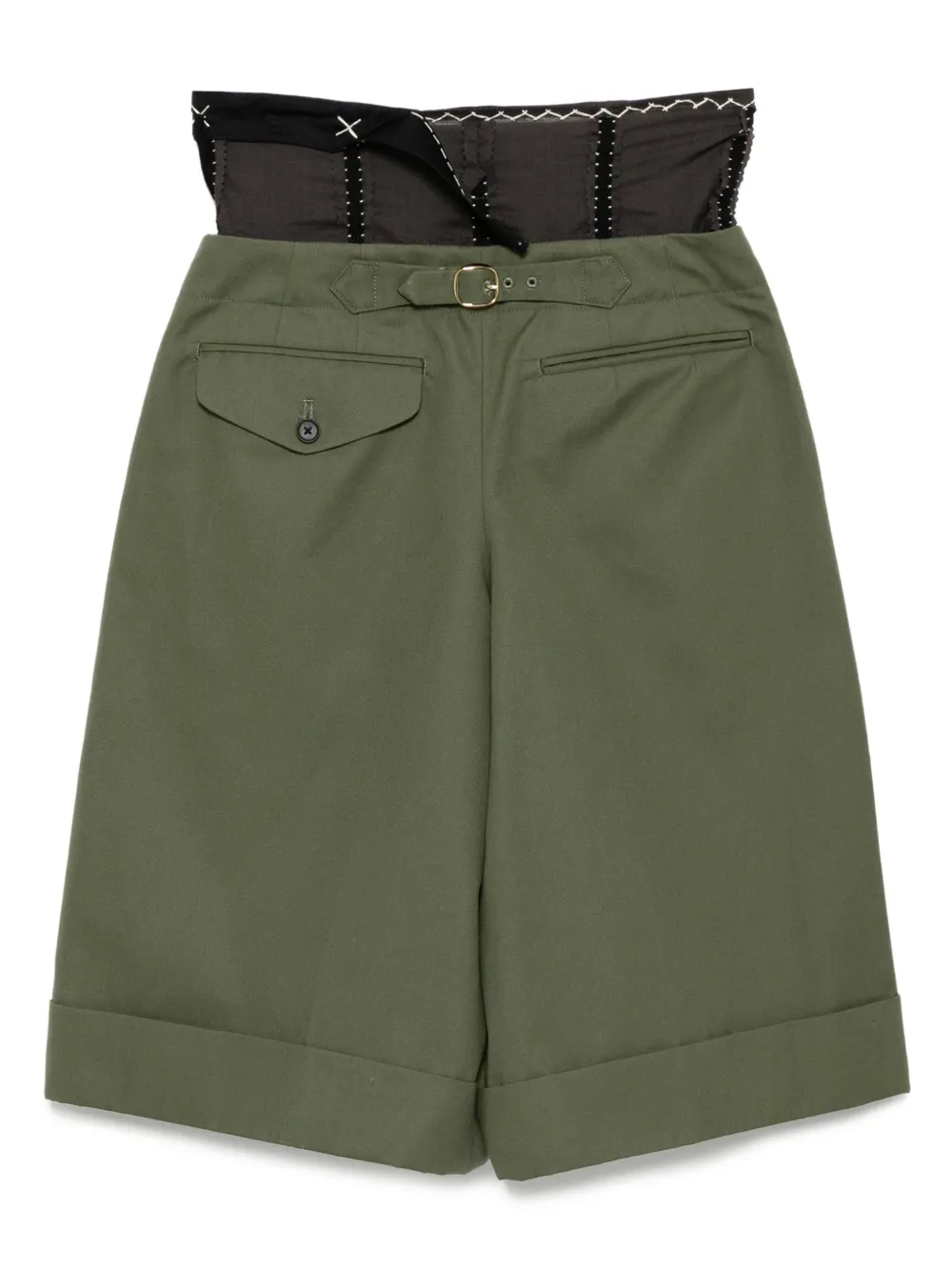 Kolor Gelaagde shorts Groen