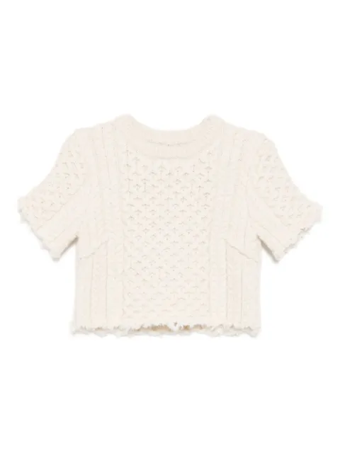 R13 wool knitted top
