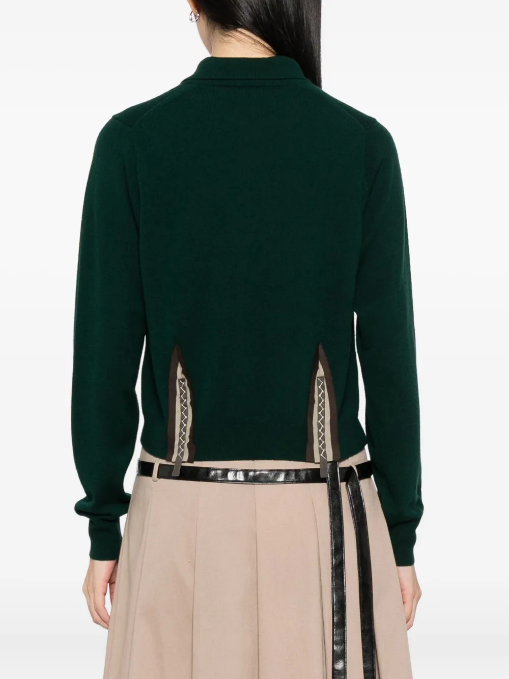 Kolor Wollen vest Groen