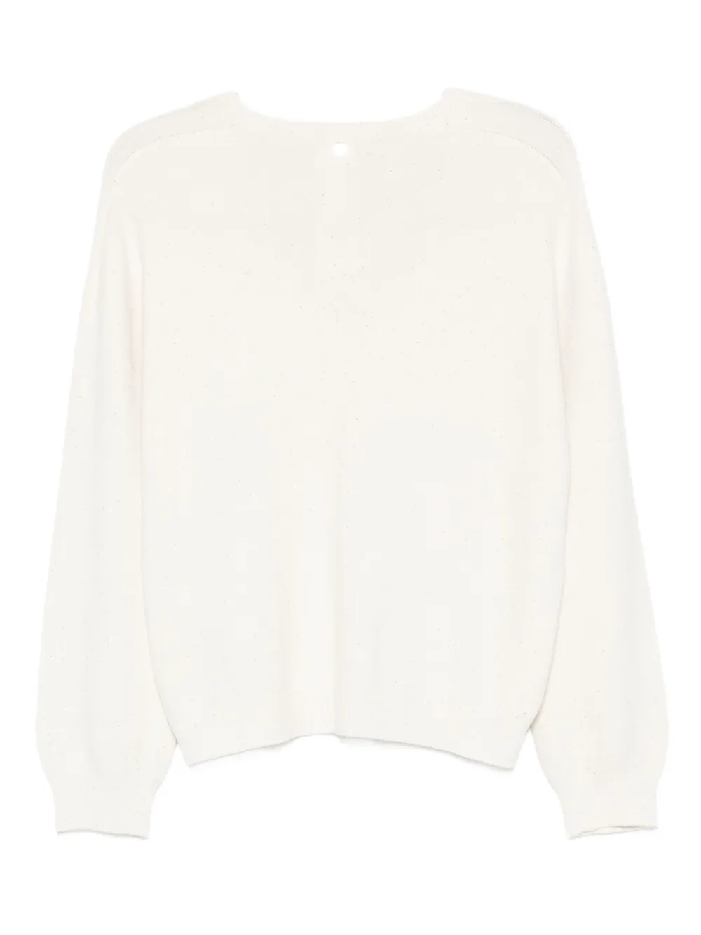 Liu •jo V-neck Sweater In Neutral