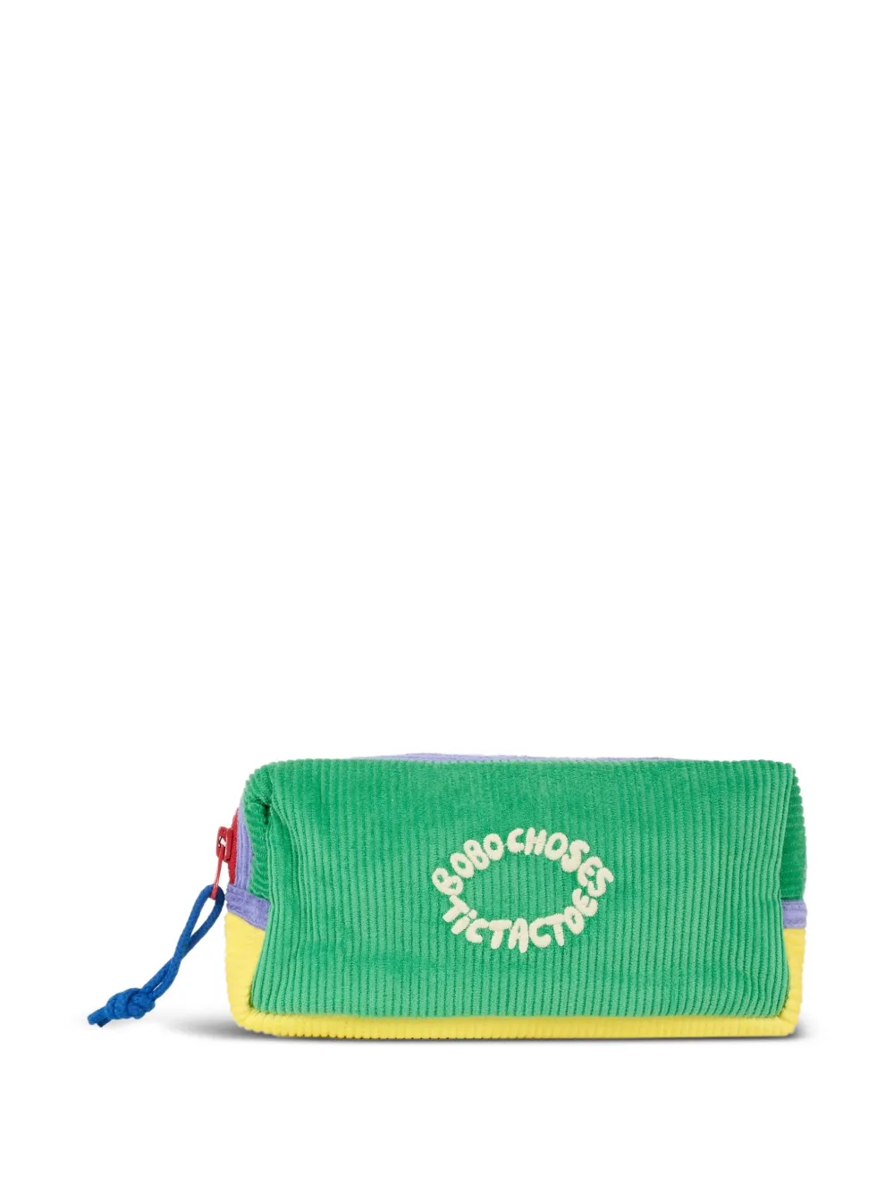 Bobo Choses corduroy pencil case | Green | Image 1