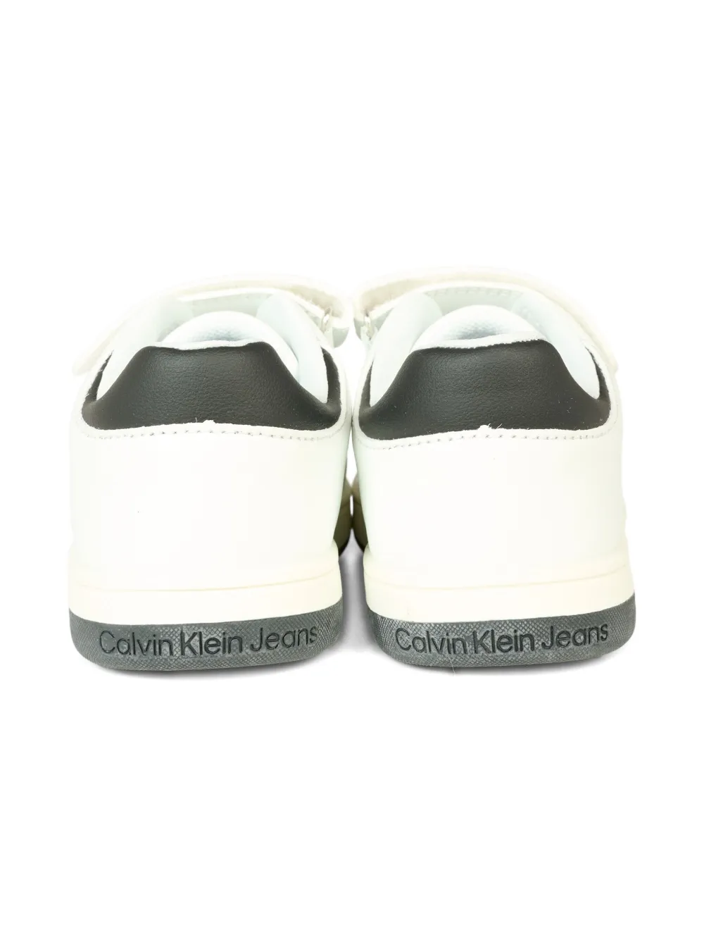 Calvin Klein Kids strap-detail logo sneakers White