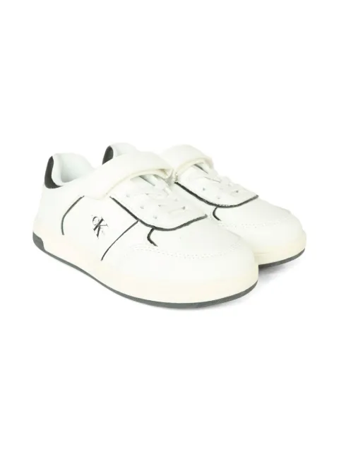 Calvin Klein Kids tenis con detalle de correa y logo