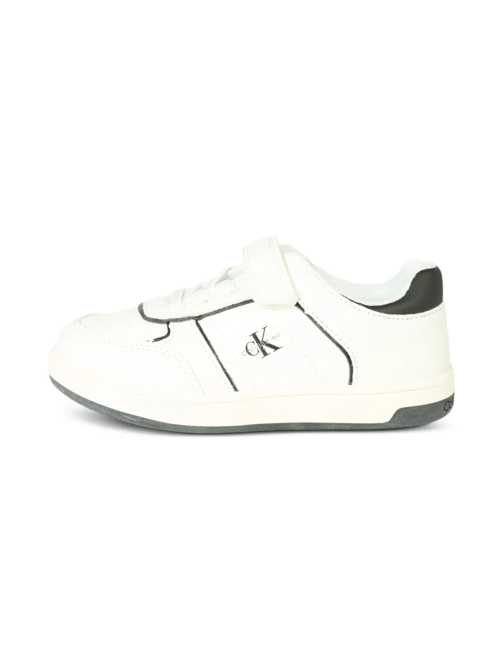 Calvin Klein Kids strap-detail logo sneakers White