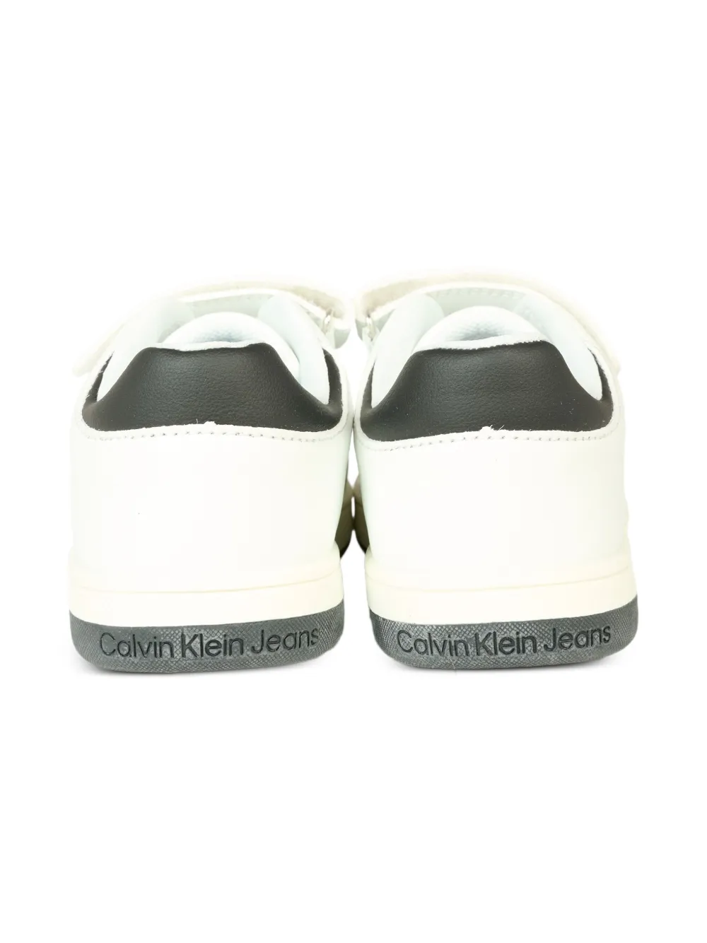 Calvin Klein Kids strap-detail logo sneakers White