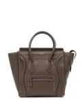 Céline Pre-Owned 2013 Micro Leather Luggage tote bag - Brown