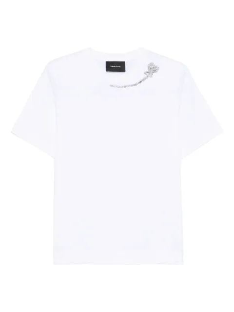Simone Rocha embellished chain T-shirt