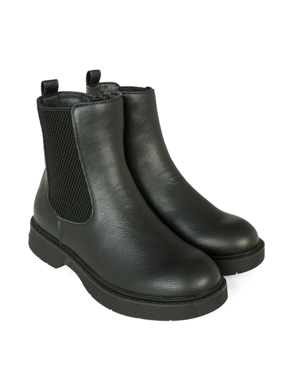 Calvin Klein Kids elastic-panel zip boots Black