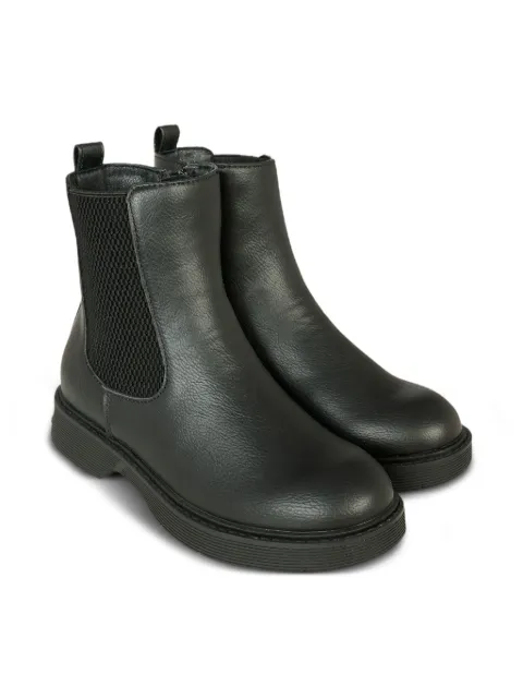 Calvin Klein Kids elastic-panel zip boots