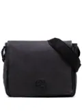Gucci Pre-Owned 2016-2025 Large Coated Canvas Interlocking G Messenger Bag crossbody bag - Black