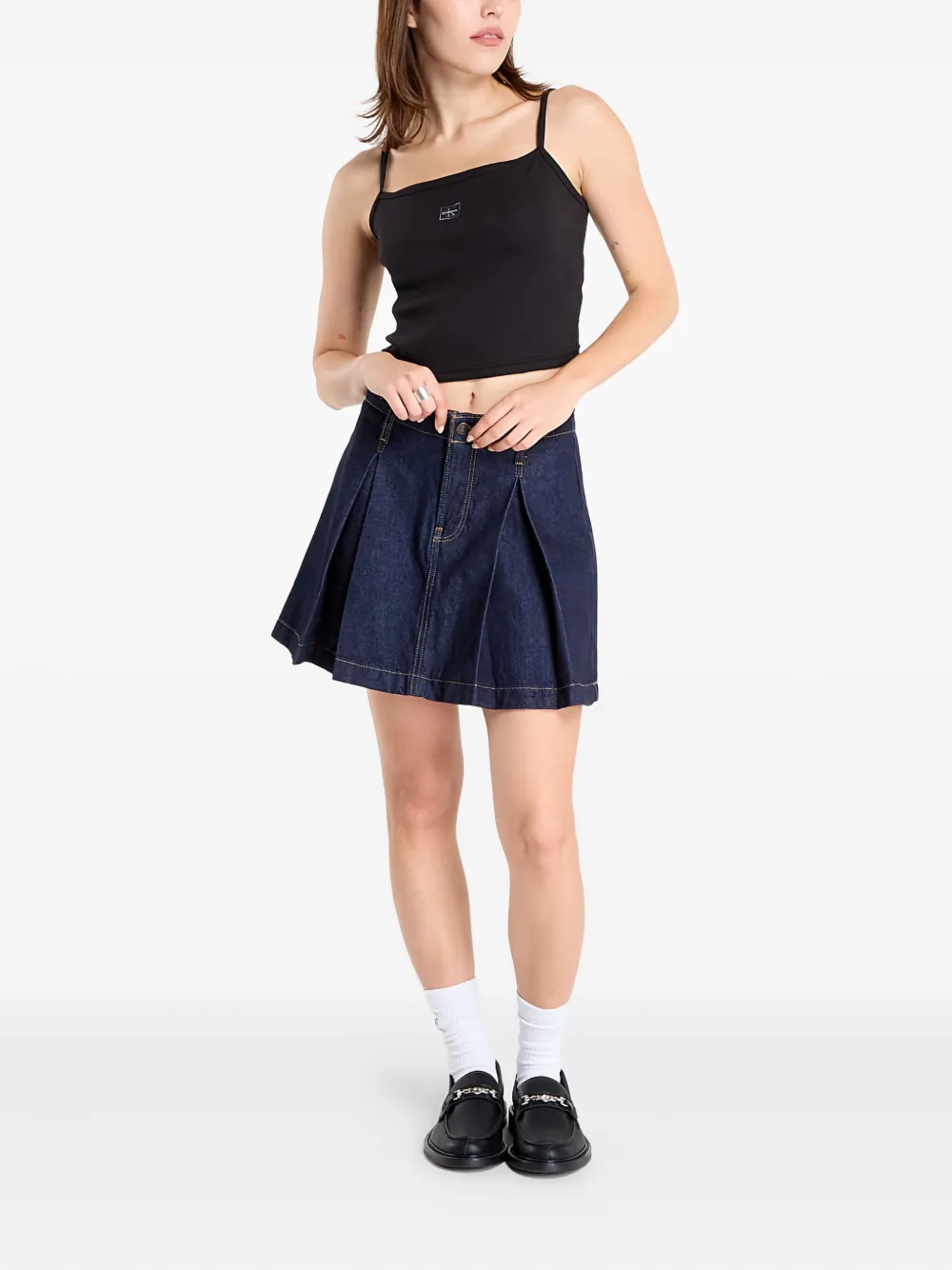 Calvin Klein logo-patch top | Vests & Tank Tops | Image 2