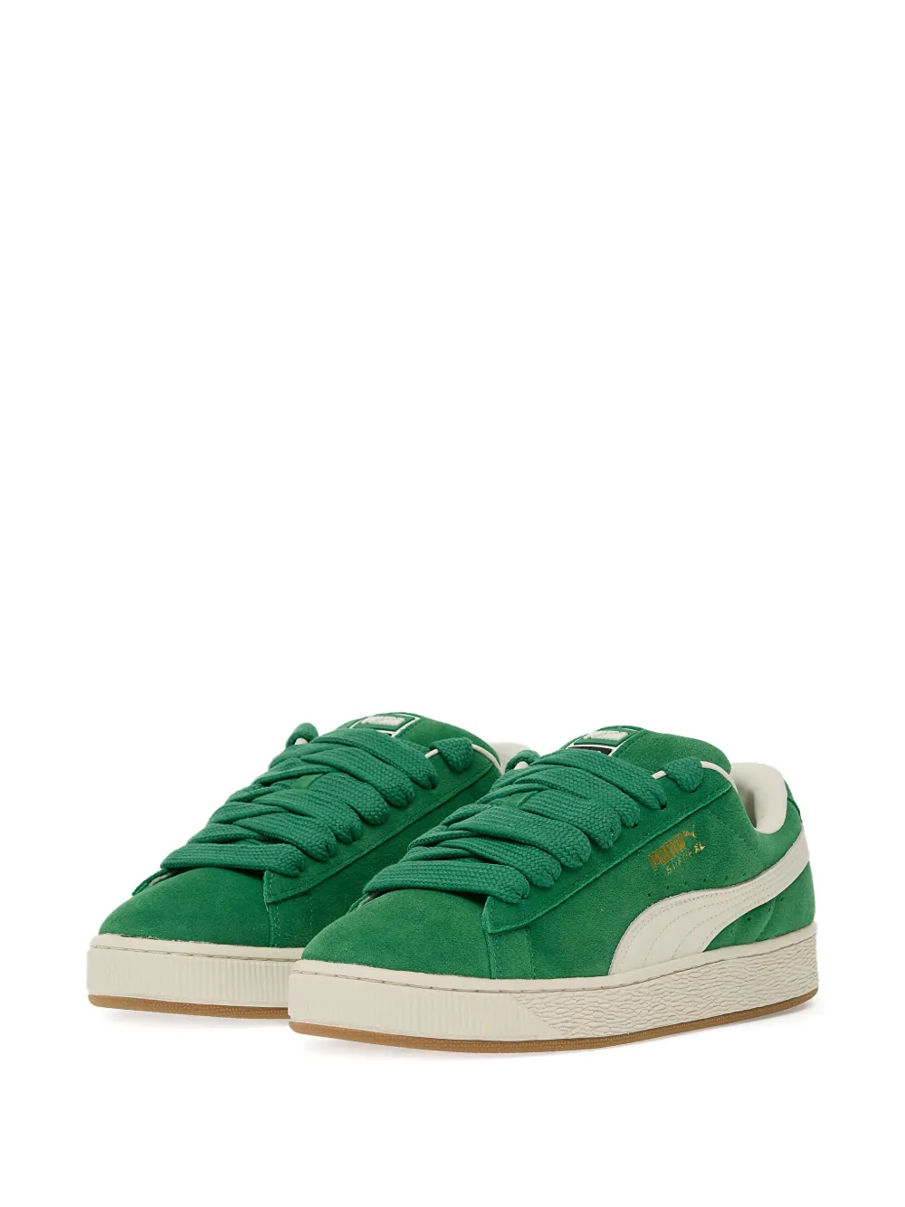 PUMA South Africa suede lace-up sneakers Green