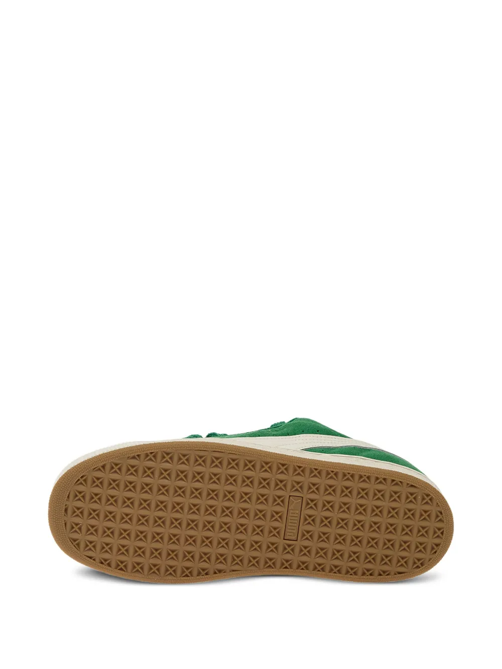 PUMA South Africa suede lace-up sneakers Green