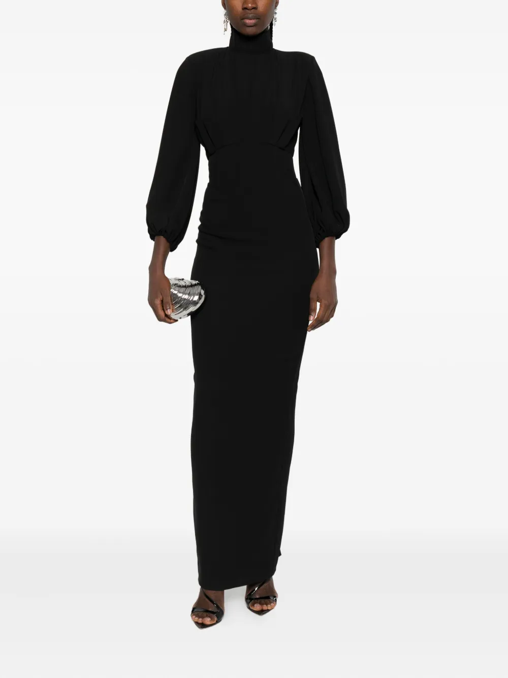 Vestiaire d'un Oiseau Libre high-neck puff-sleeve dress | Cocktail & Party Dresses | Image 2