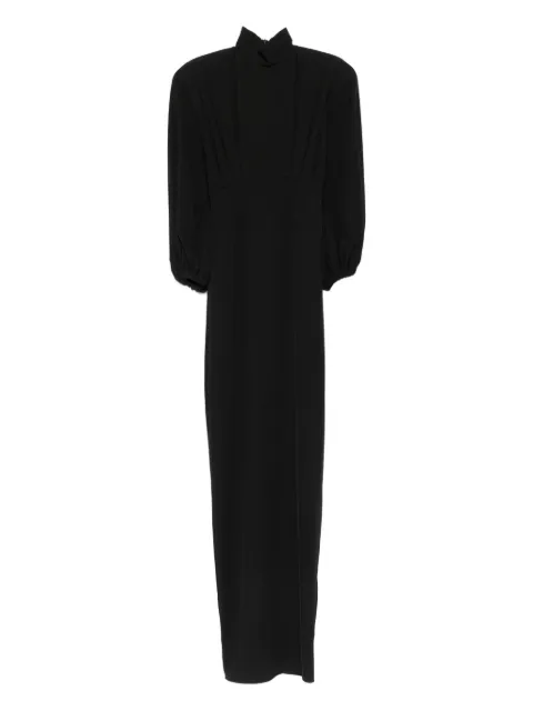 Vestiaire d'un Oiseau Libre high-neck puff-sleeve dress