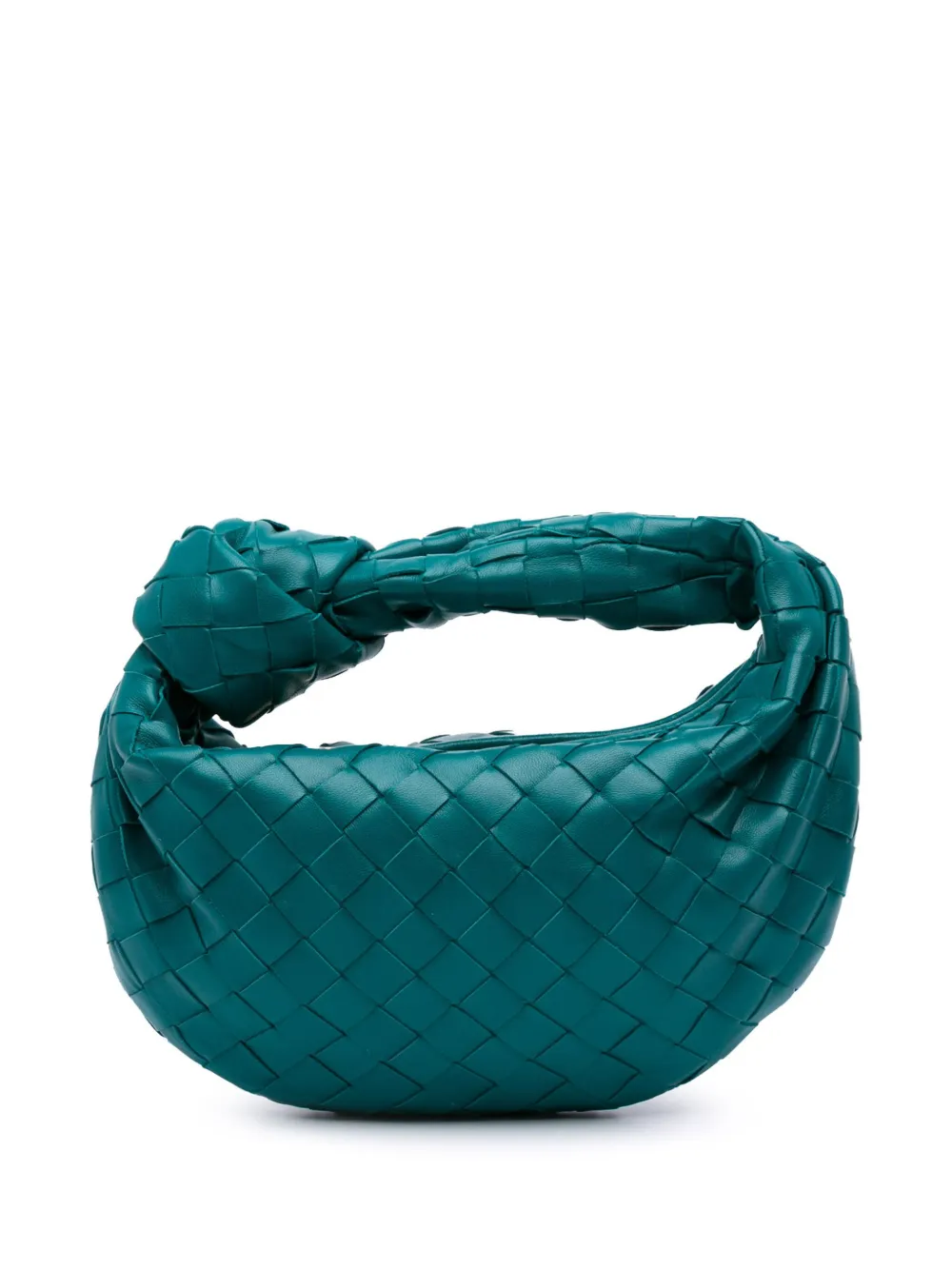Bottega Veneta Pre-Owned 2012-2025 Mini Nappa Intrecciato Jodie hobo bag | Blue | Image 1