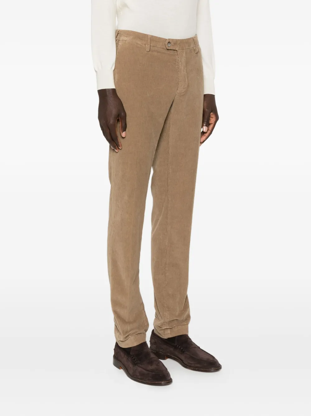 Mason's Corduroy Trousers In Brown