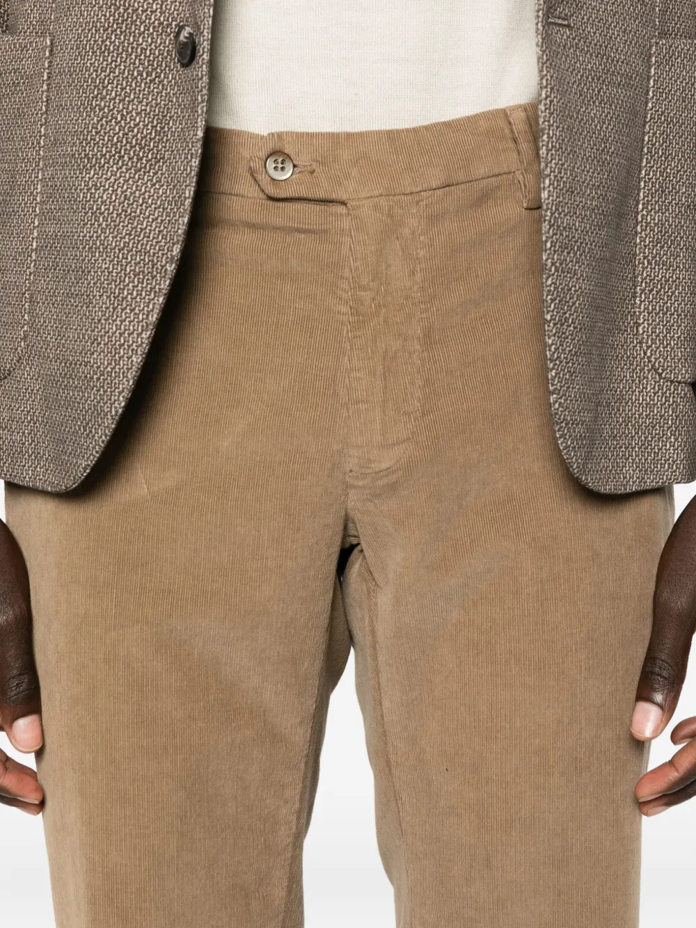 Mason's Corduroy Trousers In Brown