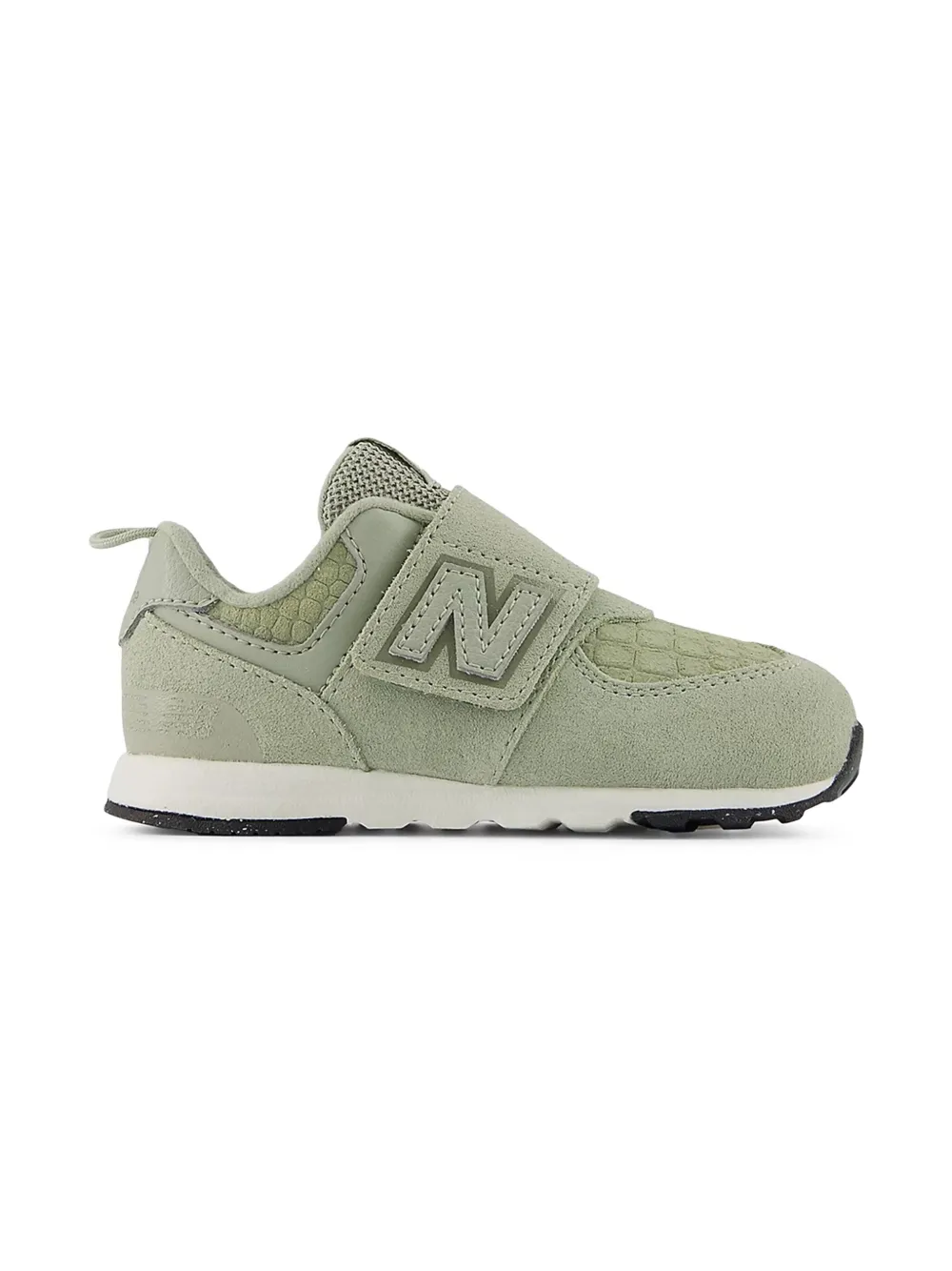 New Balance Kids 574 New-B Hook & Loop embossed strap sneakers | Girls Shoes | Image 2