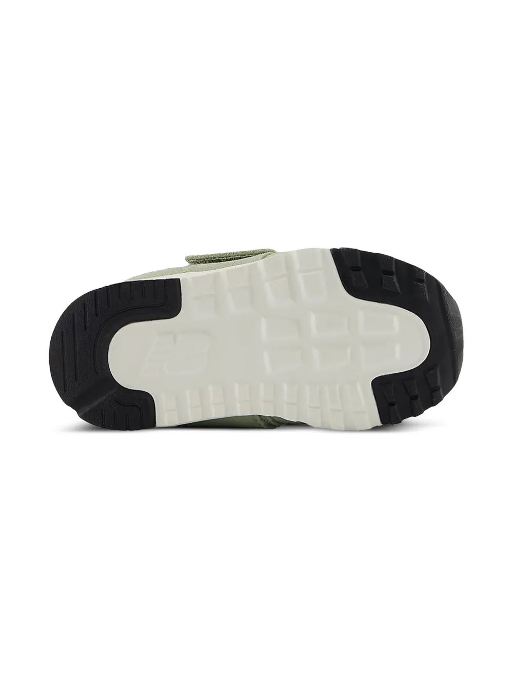 New Balance Kids 574 New-B Hook & Loop sneakers met reliëf en bandje Groen