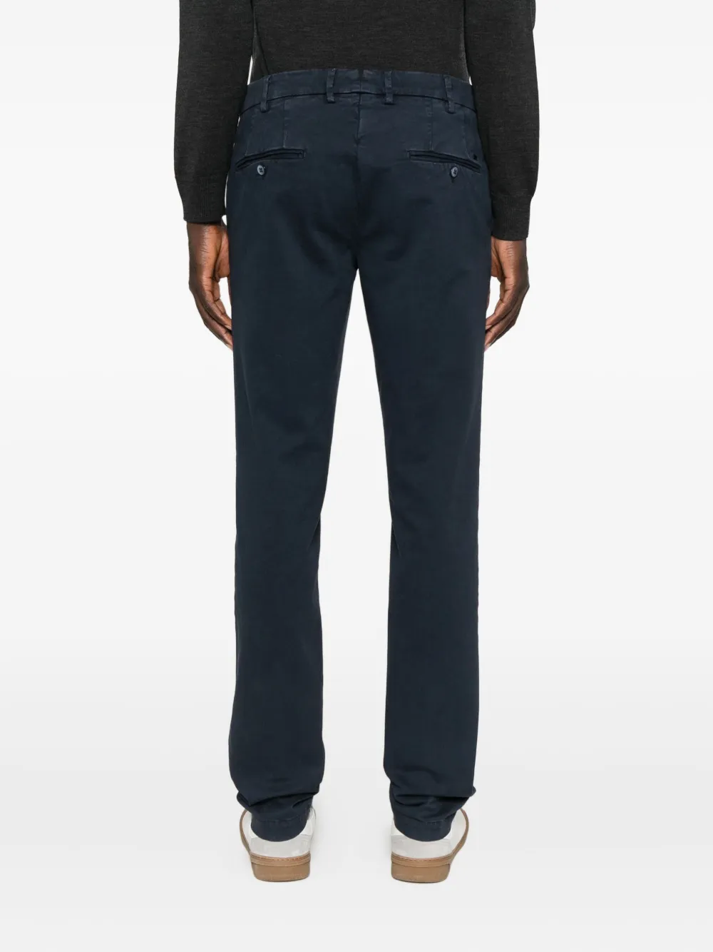 Mason's Straight-leg Trousers In Black