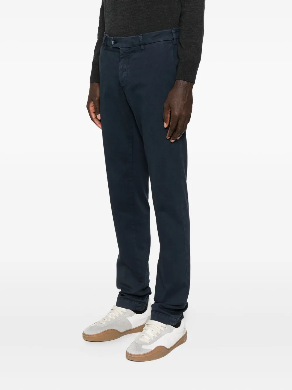 Mason's Straight-leg Trousers In Black