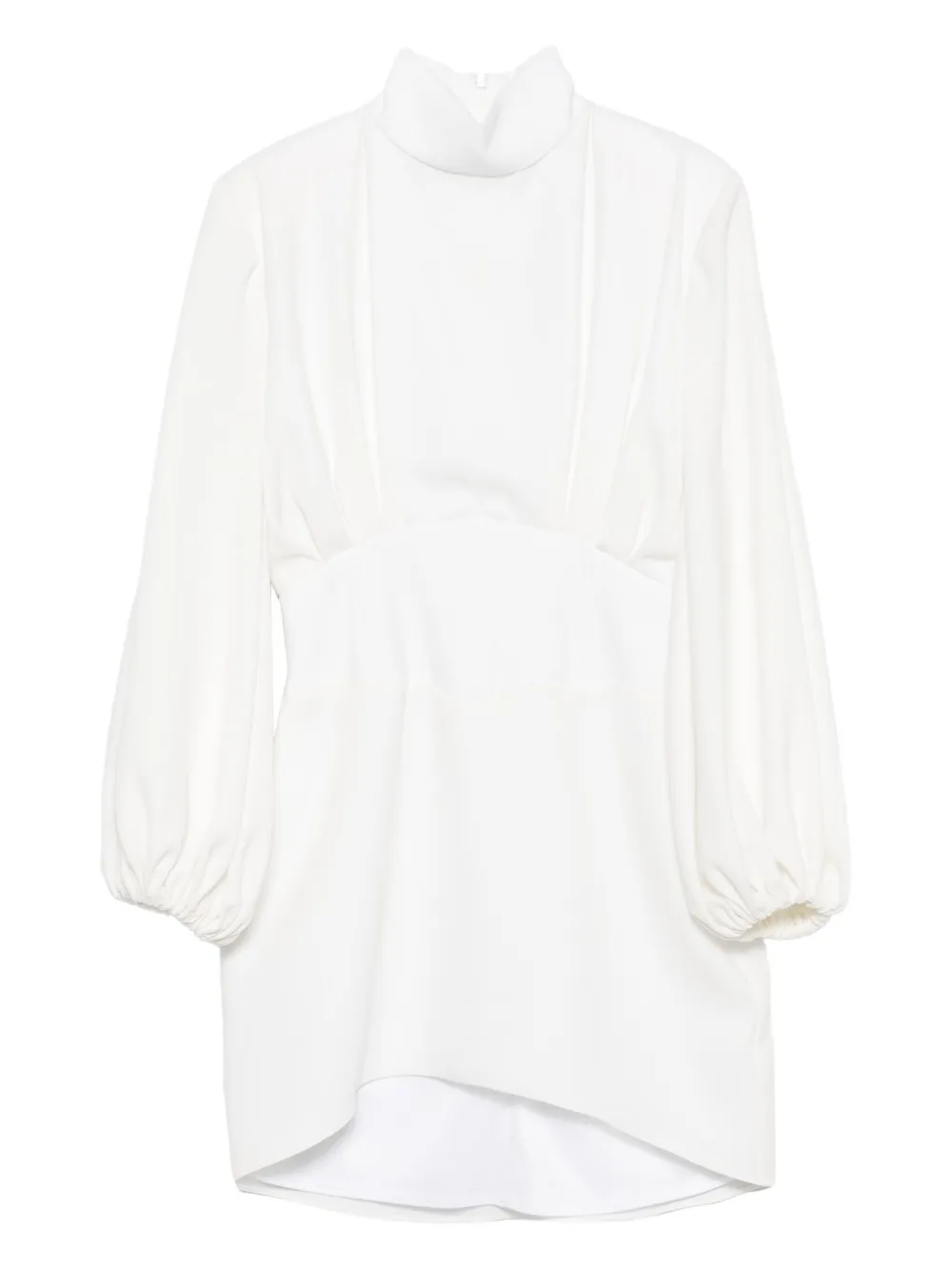 Vestiaire d'un Oiseau Libre high-neck balloon-sleeve dress | أبيض | Image 1