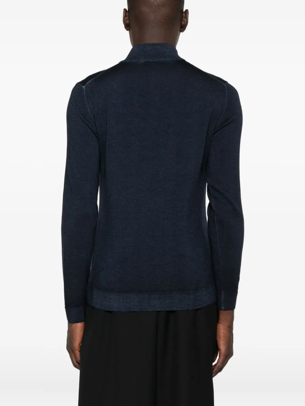 Daniele Fiesoli Henley Button Polo Shirt In Blue