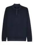 Daniele Fiesoli henley button polo shirt - Blue