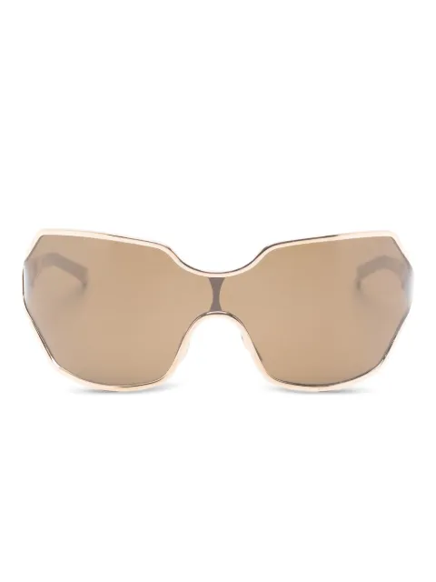 Christian Roth lentes de sol con armazón geométrica