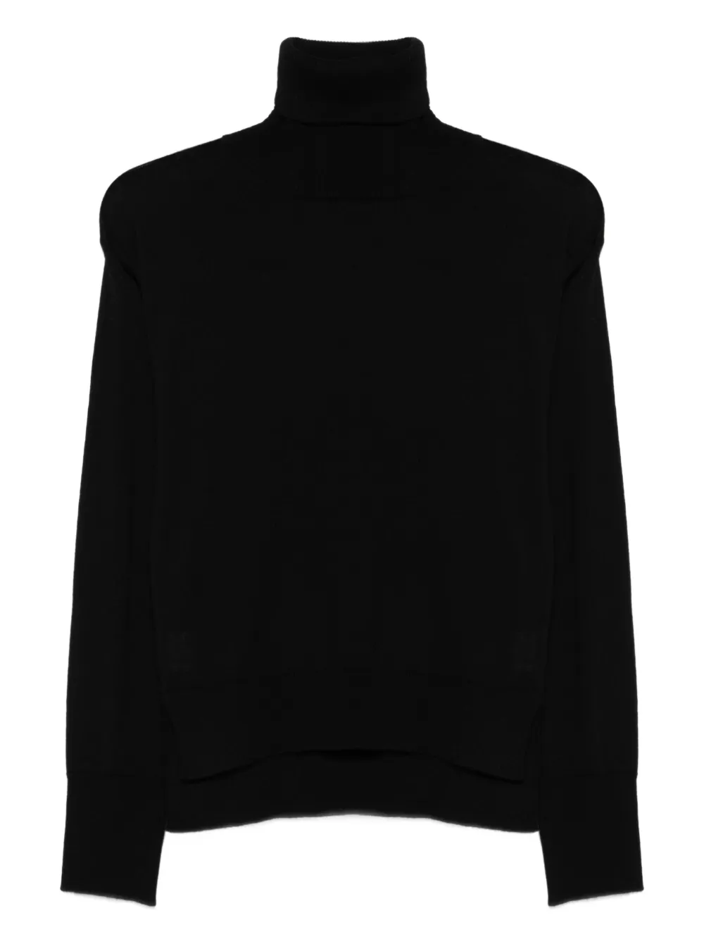 Daniele Fiesoli Turtleneck Merino-wool Sweater In Black