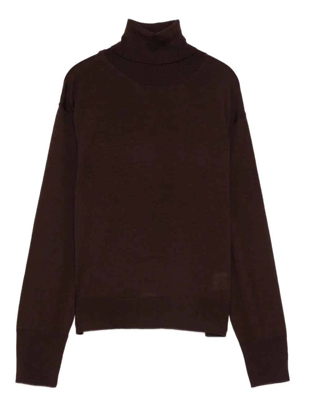Daniele Fiesoli turtleneck merino-wool sweater | Brown | Image 1