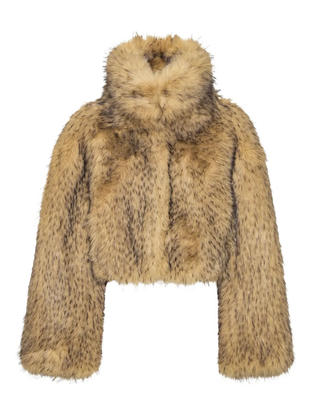 ROTATE BIRGER CHRISTENSEN high-neck cropped jacket | Neutrals | Image 1