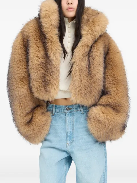ROTATE BIRGER CHRISTENSEN high-neck cropped jacket