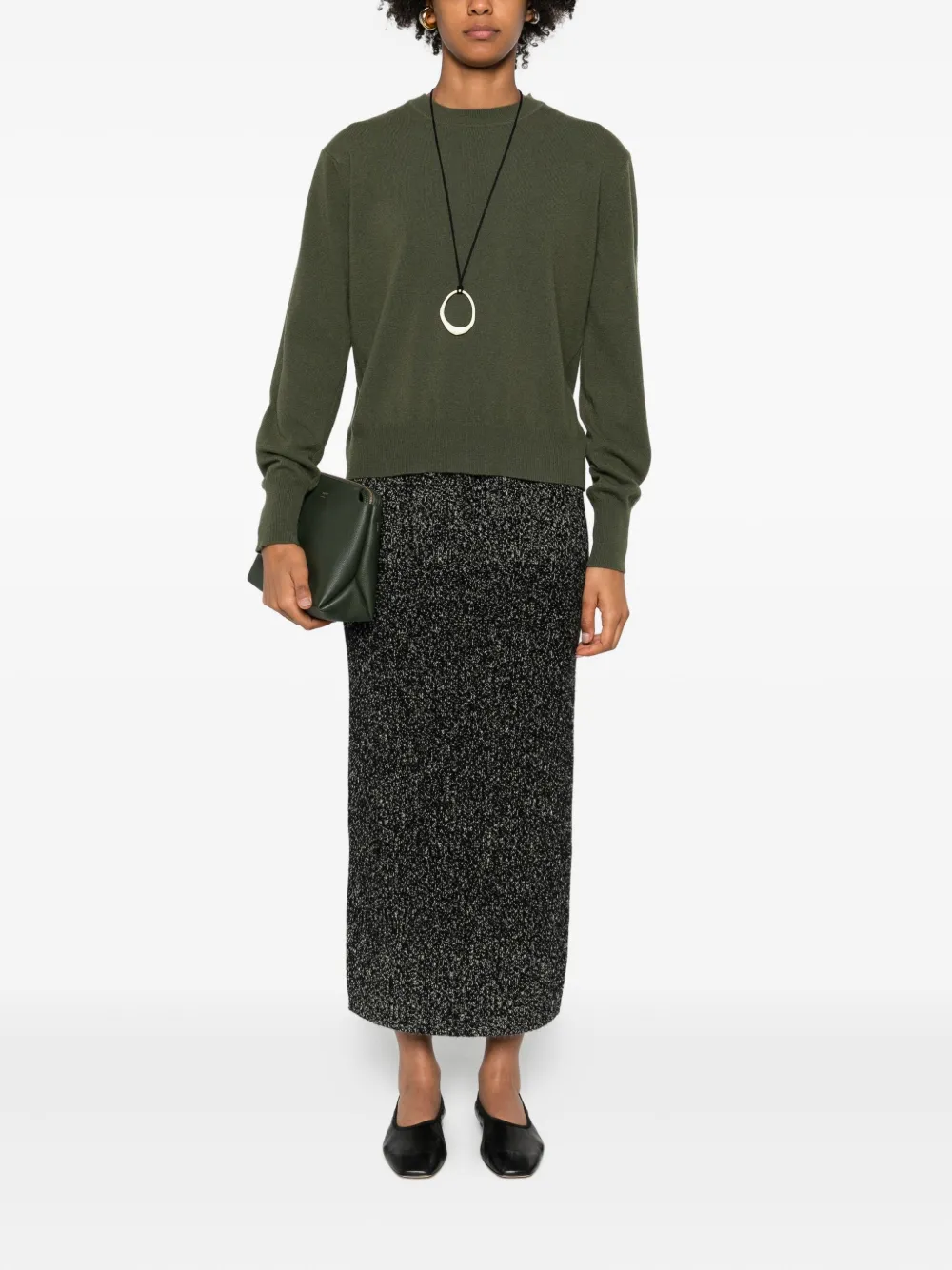 Daniele Fiesoli Round-neck Sweater In Green