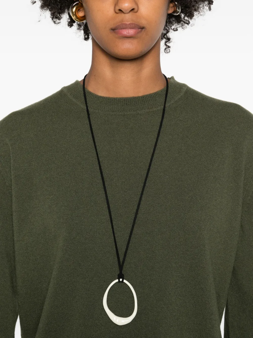 Daniele Fiesoli Round-neck Sweater In Green