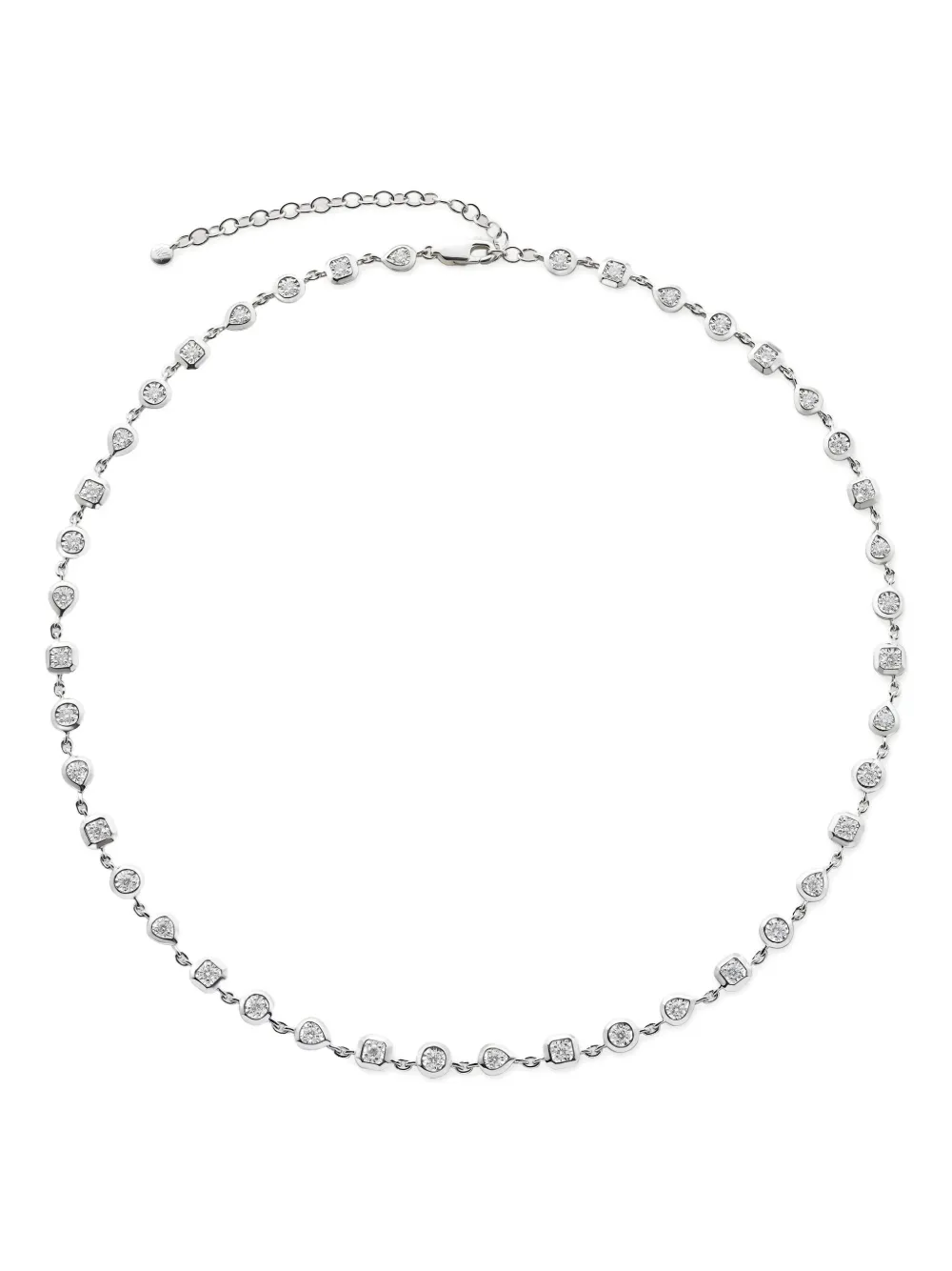 Monica Vinader Collana con diamanti - Argento