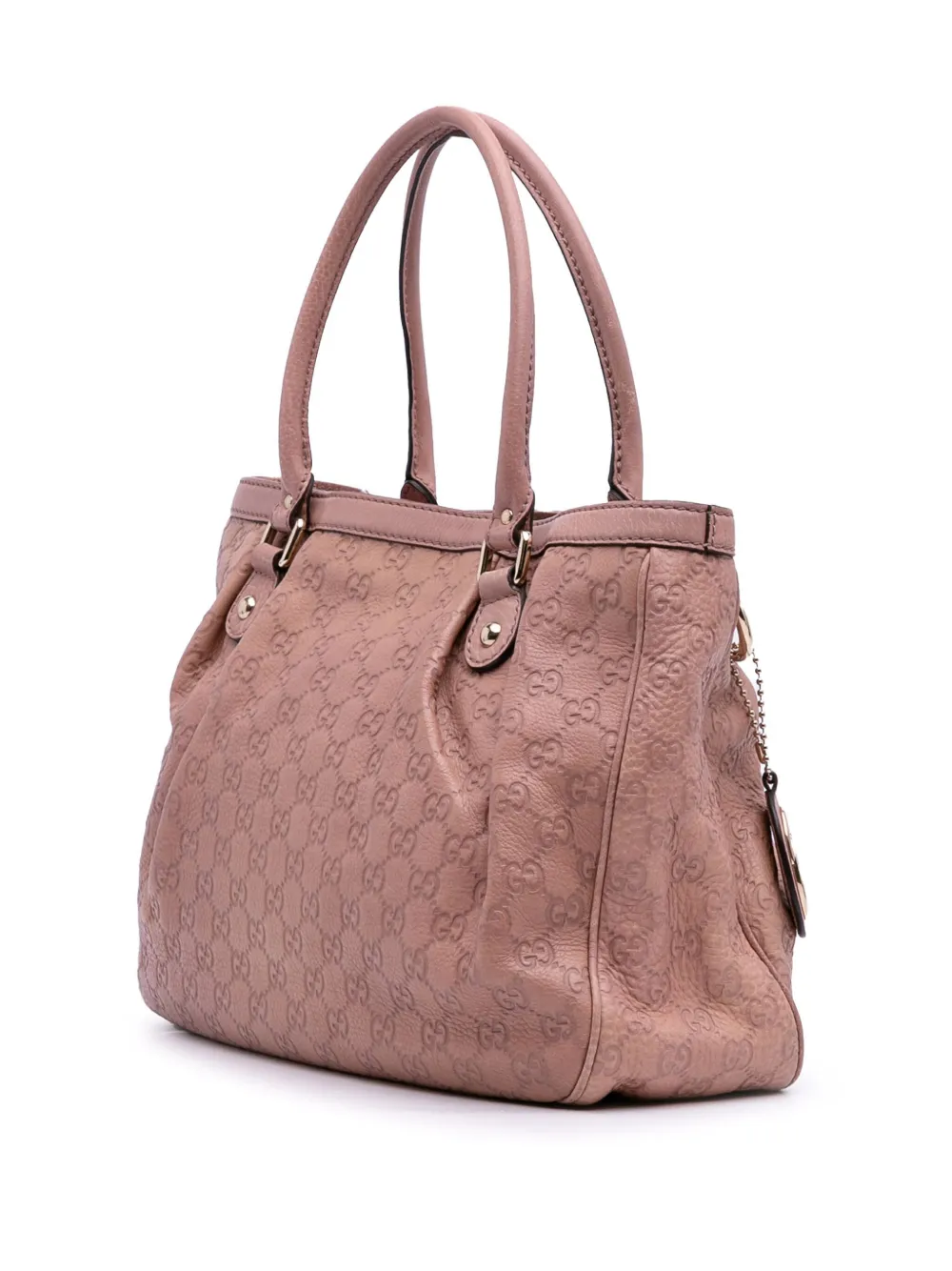 Pre-owned Gucci 2016-2025 Ssima Sukey Tote Bag In Pink