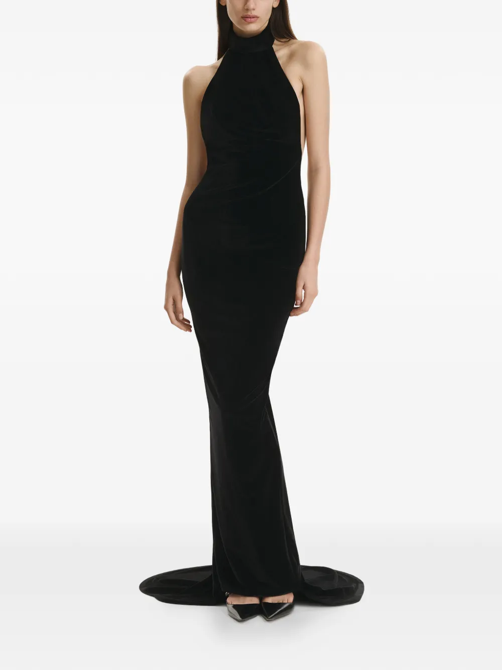 Open-Back Maxi Dress