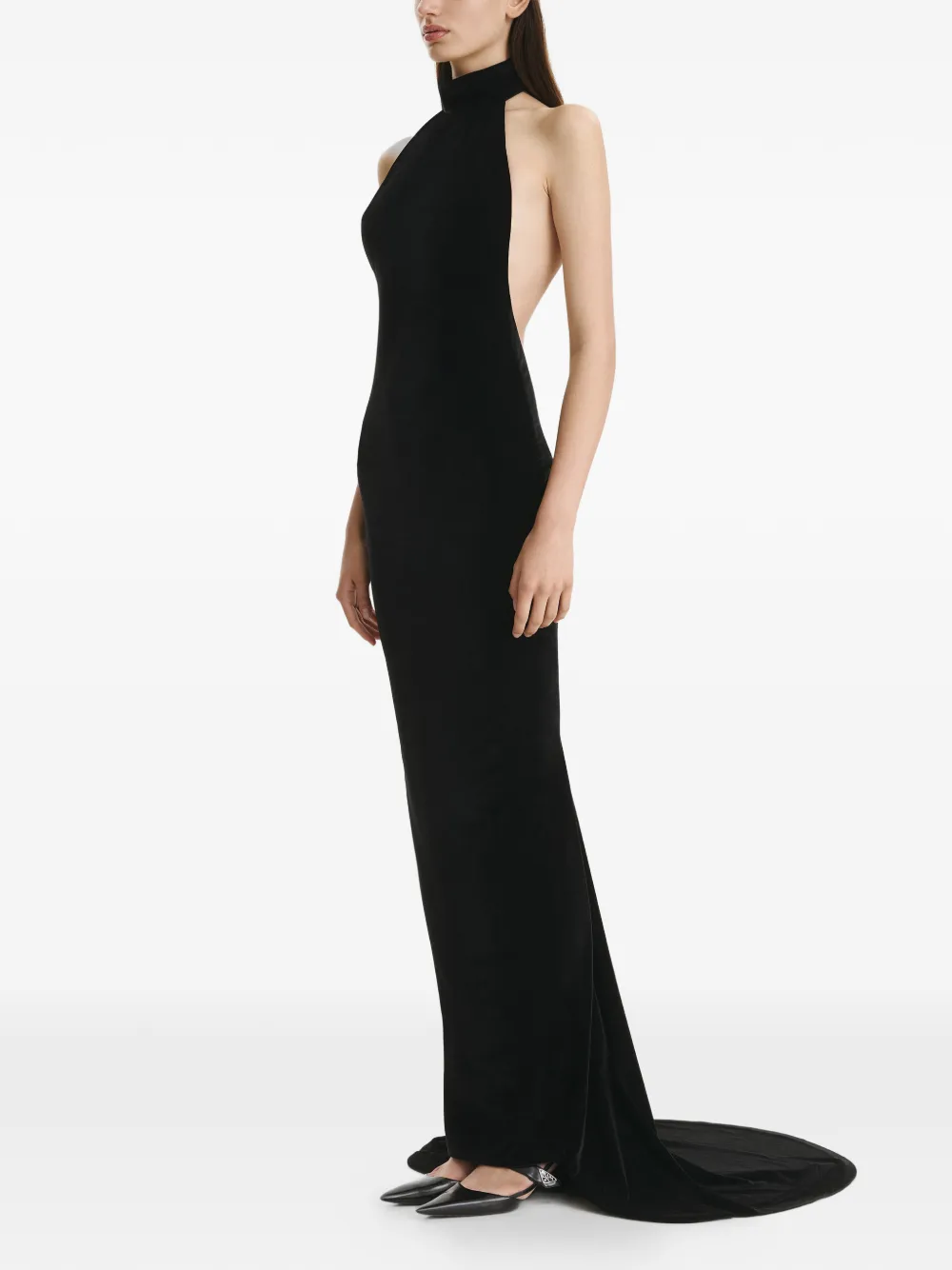 Open-Back Maxi Dress