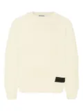 DONDUP KIDS logo-patch sweater - Neutrals